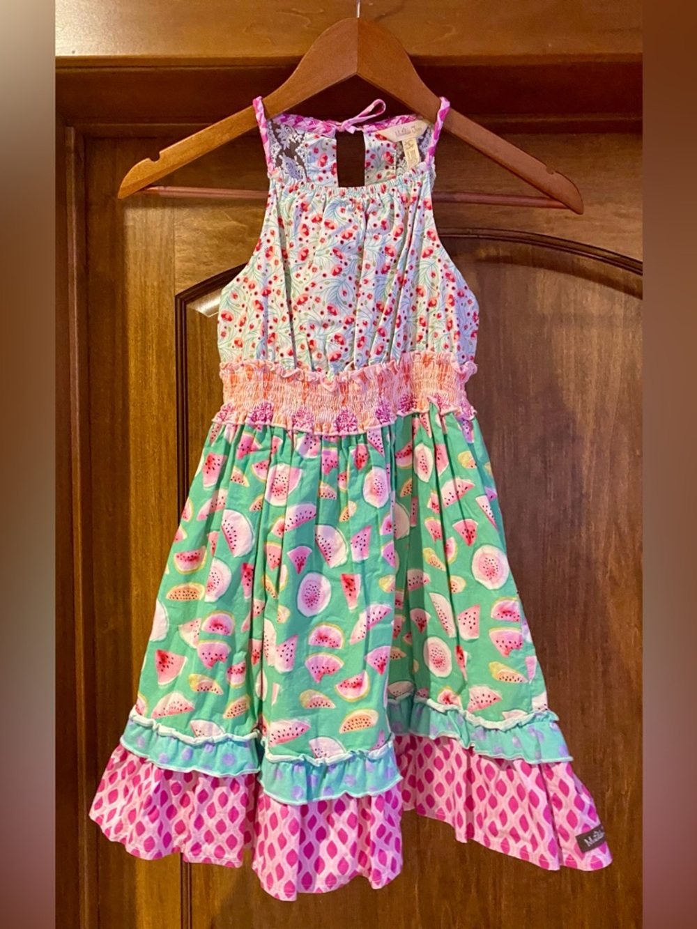 Matilda Jane Pink Watermelon Print Sundress